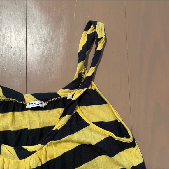 Splendid yellow/navy stripe tank - Picture 3 of 3